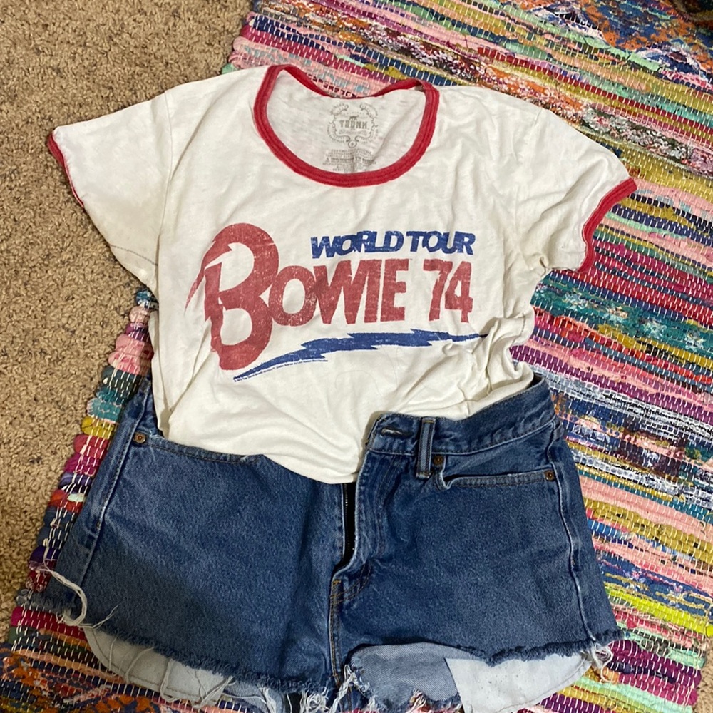 David Bowie World Tour tee